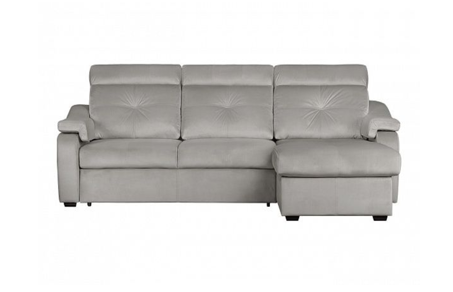 Угловой диван Модульный Кёльн с канапе , Серый, Ткань Vendetta 8