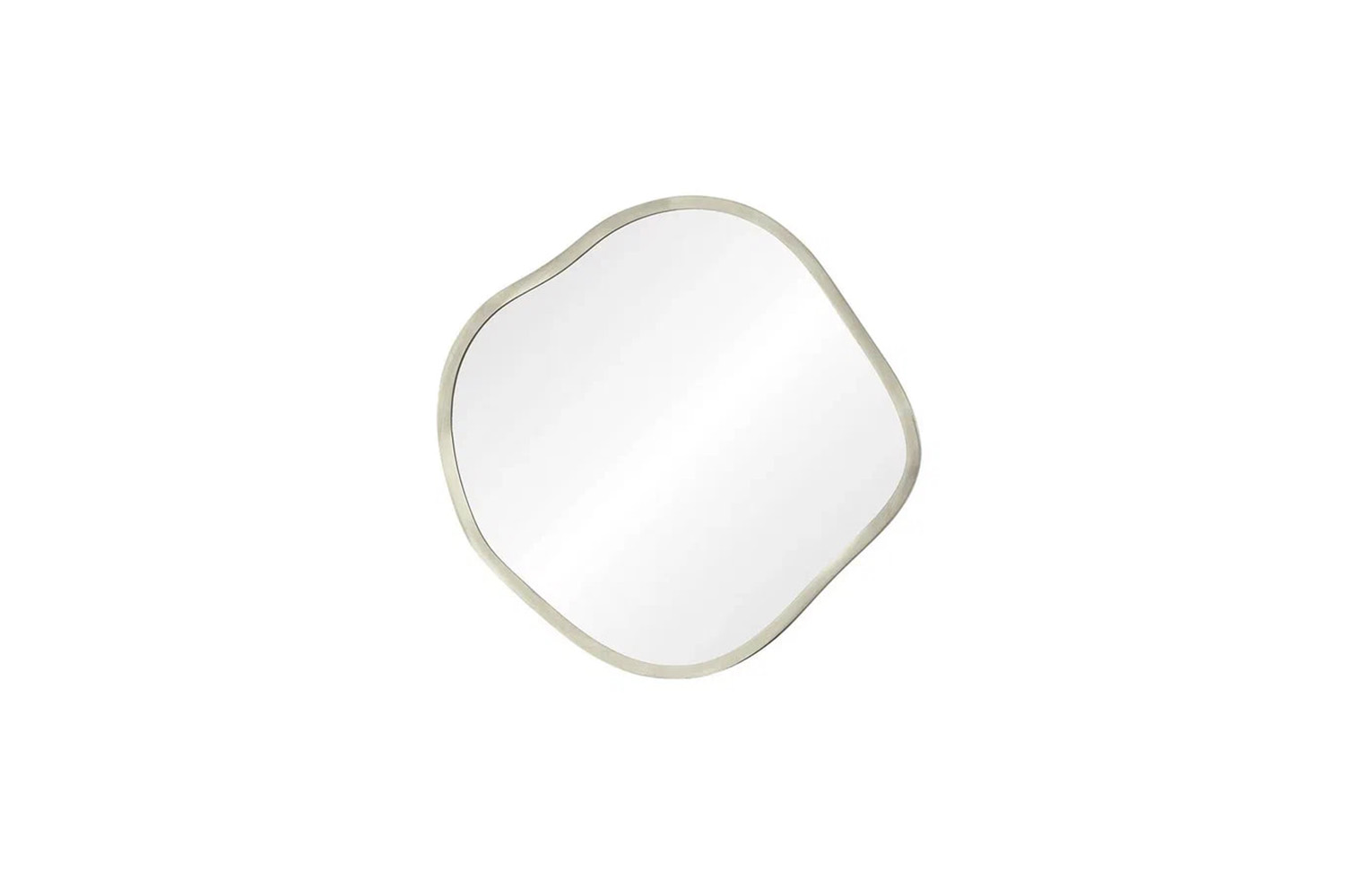 Organic S Silver Зеркало в тонкой раме Smal