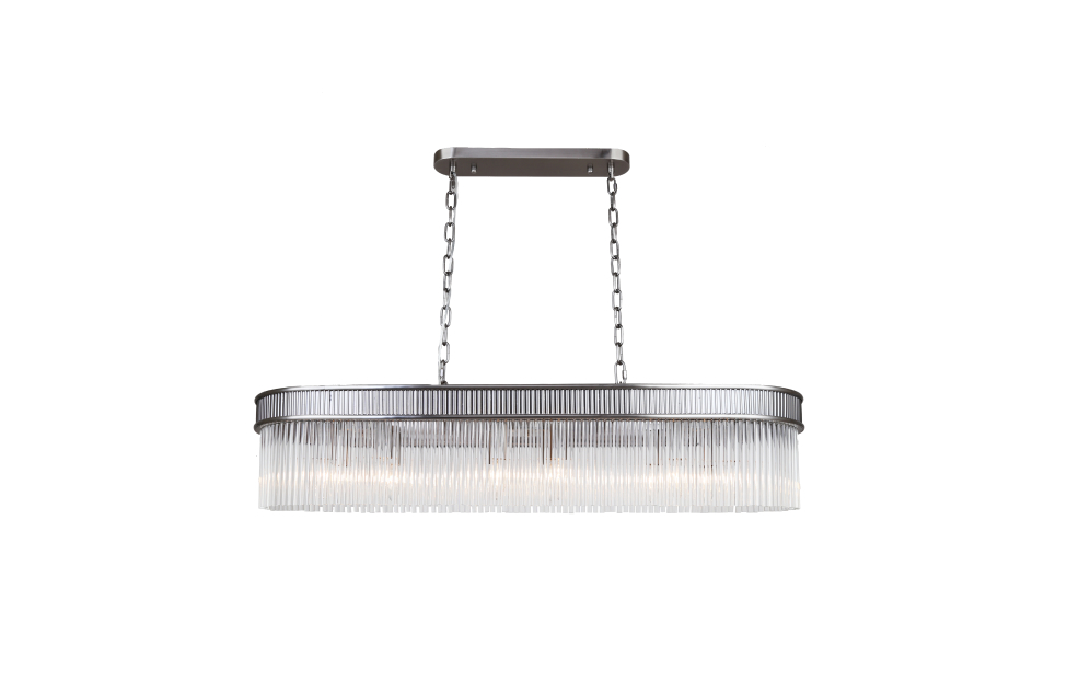 Подвесная люстра Turris (никель) L1000*W320*H380/1220 12*E14*40W