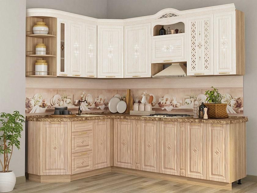 Кухонный гарнитур угловой Шарлотта 18 (ширина 170х240 см)
