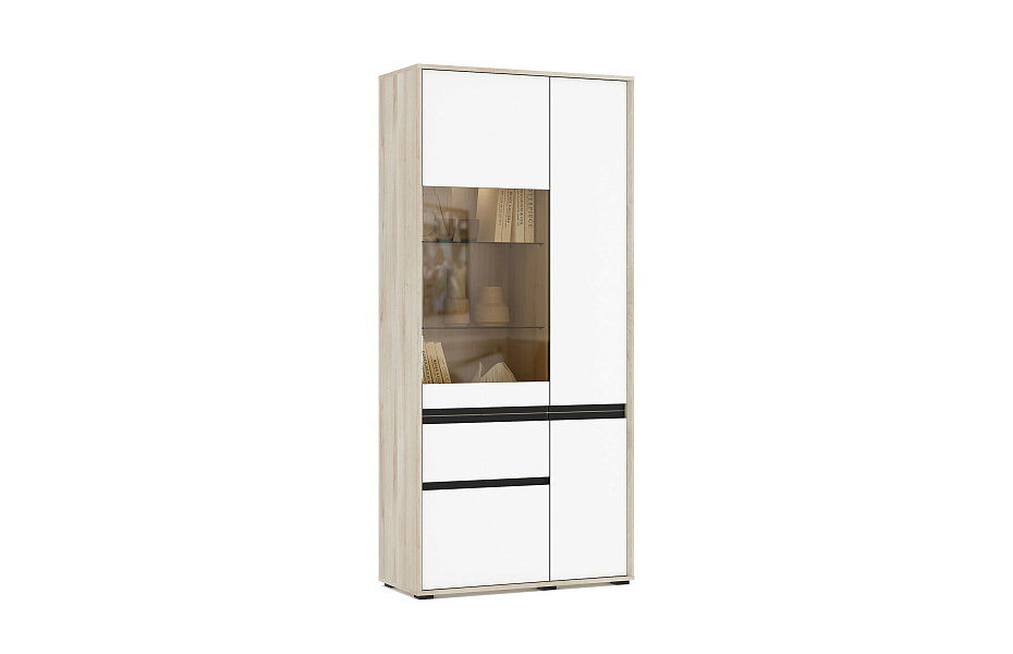 ШКАФ-ВИТРИНА LUNA LN1026.2 Dятьково Design - ДЯТЬКОВО