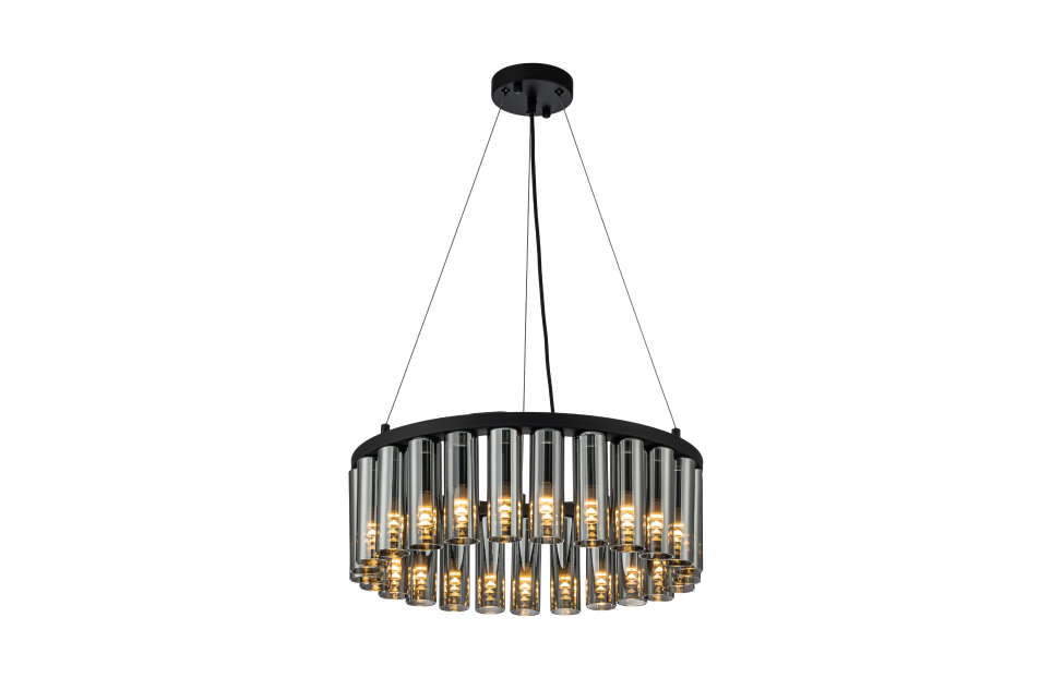 Подвесная люстра Slang (чёрный) D490*H160/1360 25*G9LED*2W Ангстрем