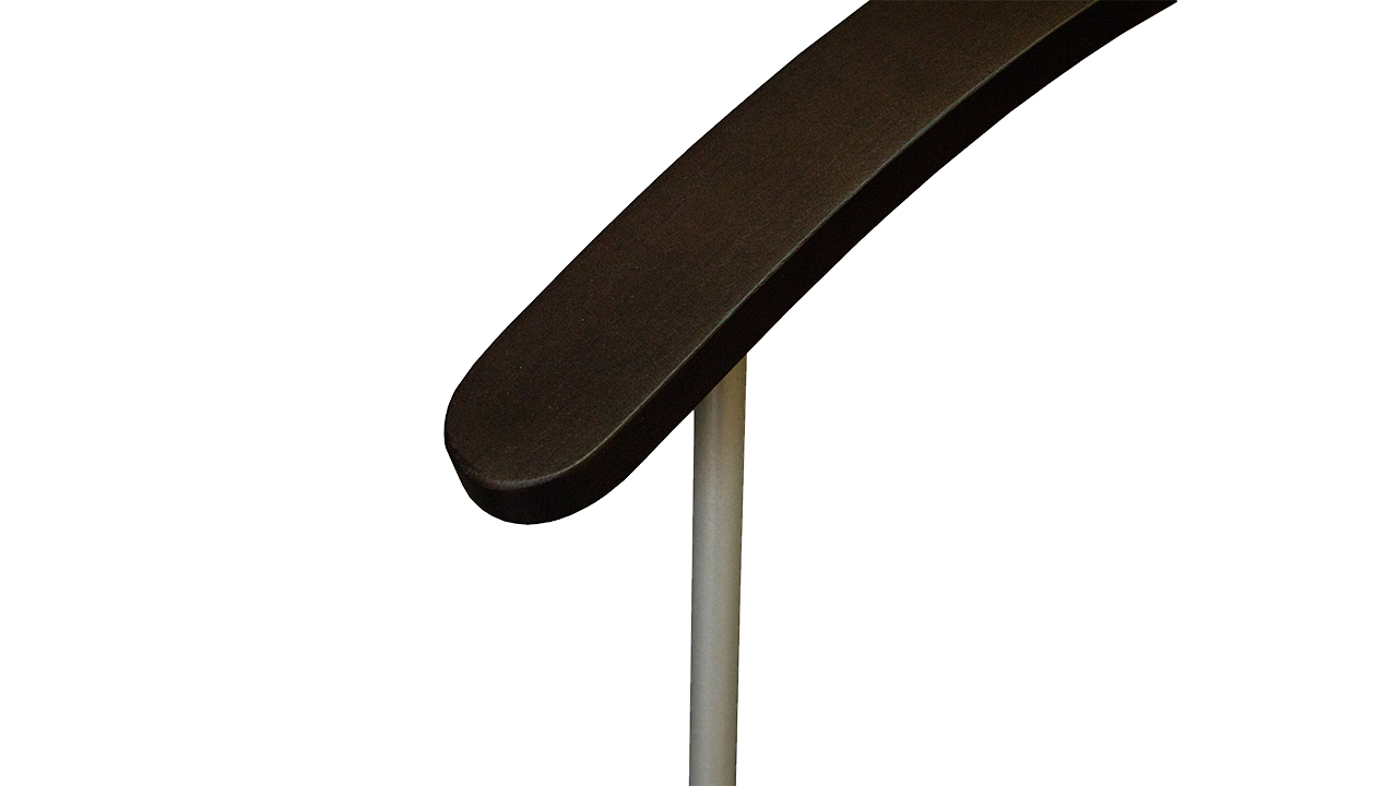 Вешалка костюмная «Верис» 1 (Венге/Металлик)