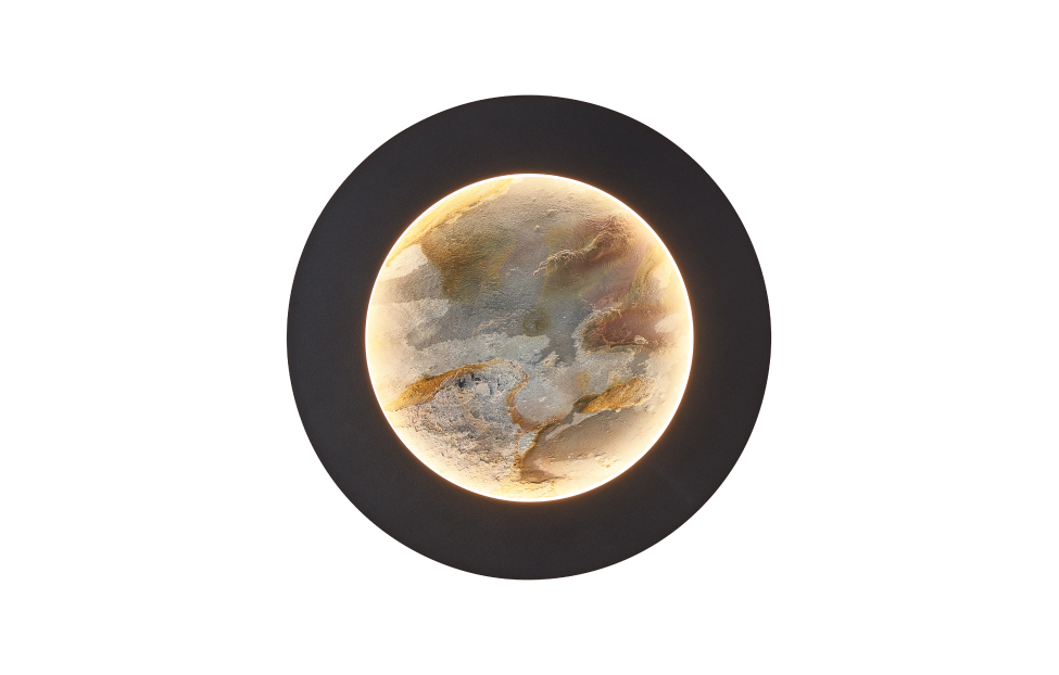 Настенный светильник Lago (чёрный) D50*W300*H300 LED*24W Ангстрем