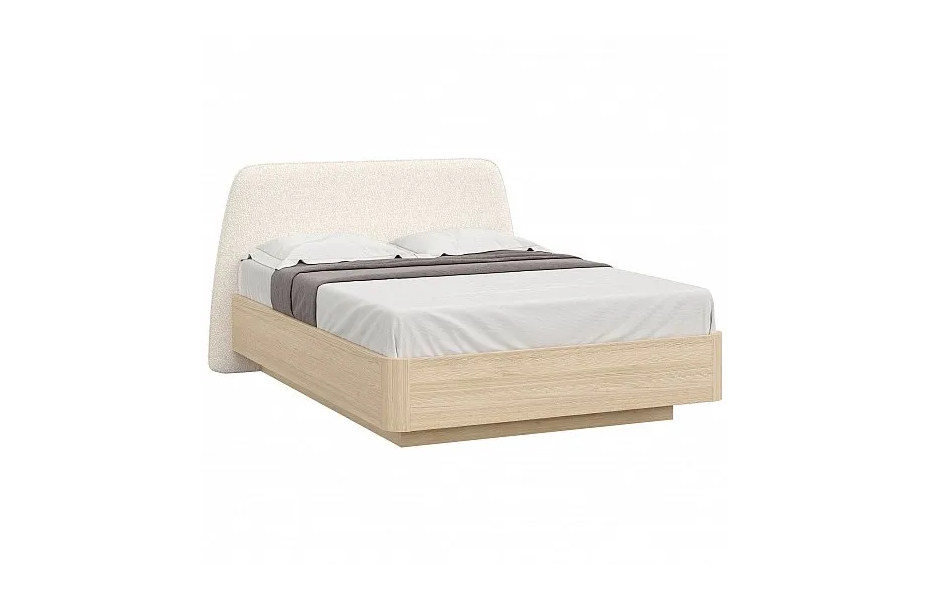 Кровать полутораспальная 140х200 Alba, основание щитовое NEW