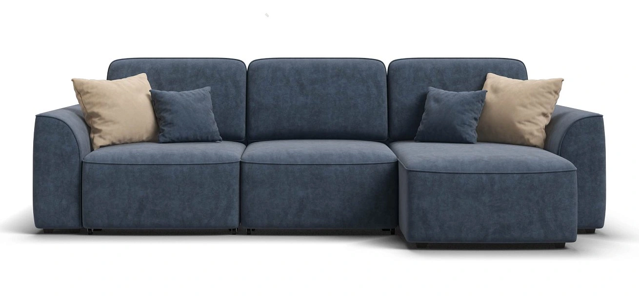  Угловой диван Кинг Велюр Роял топаз