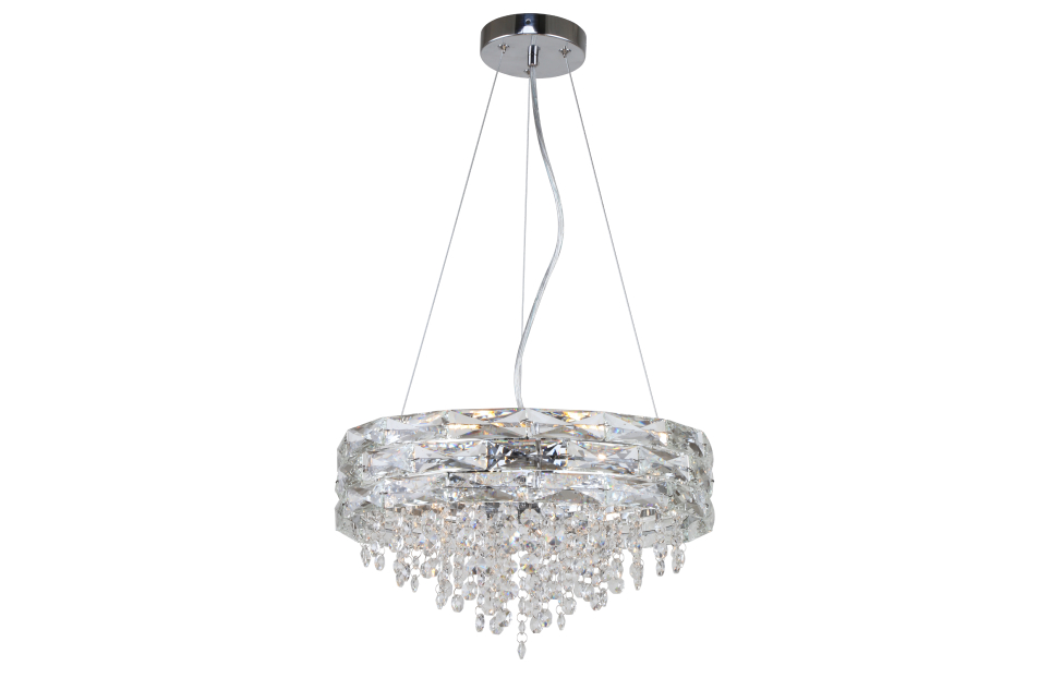 Подвесная люстра Icicle (хром) D410*H350/1220 6*G9*40W Ангстрем