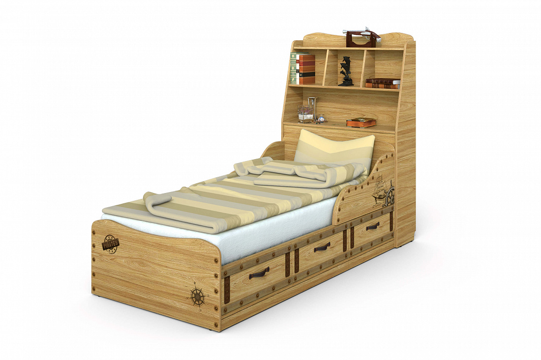 Кровать Корсар 3 с изголовьем