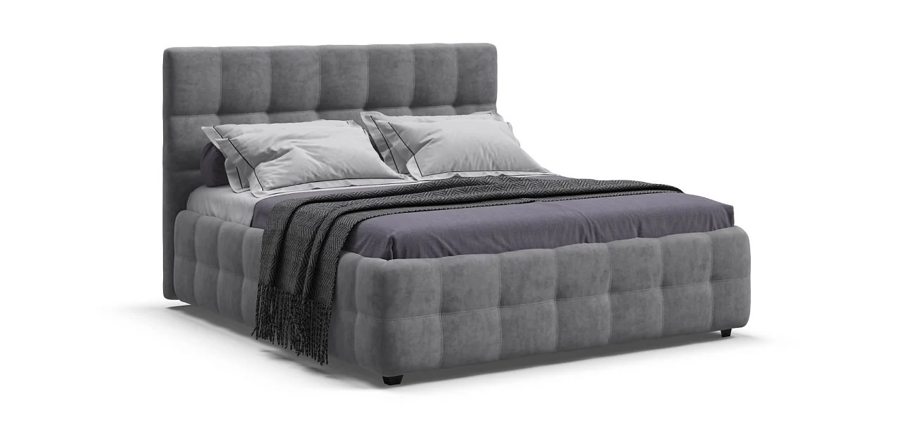 Босс Кровать+ПМ 160*200 велюр Роял агат Divan BOSS - ДИВАН БОСС