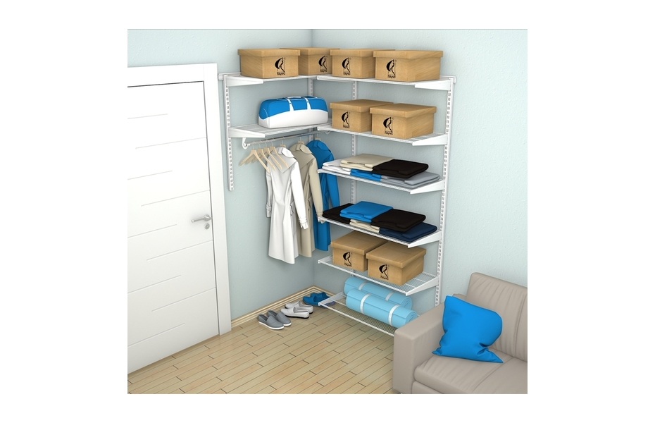 Гардеробная №17, белая