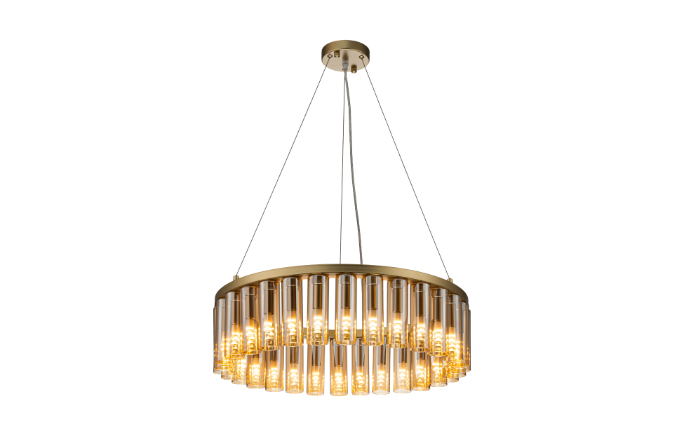 Подвесная люстра Slang (золото) D590*H160/1360 30*G9LED*2W Ангстрем
