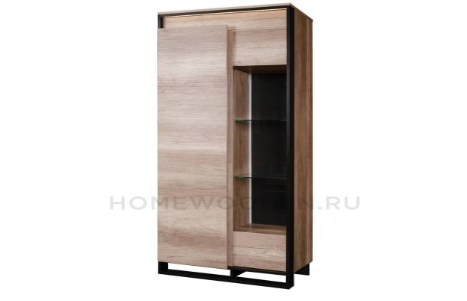 Шкаф с витриной Каньон П561.20-1 Мебель Белоруссии