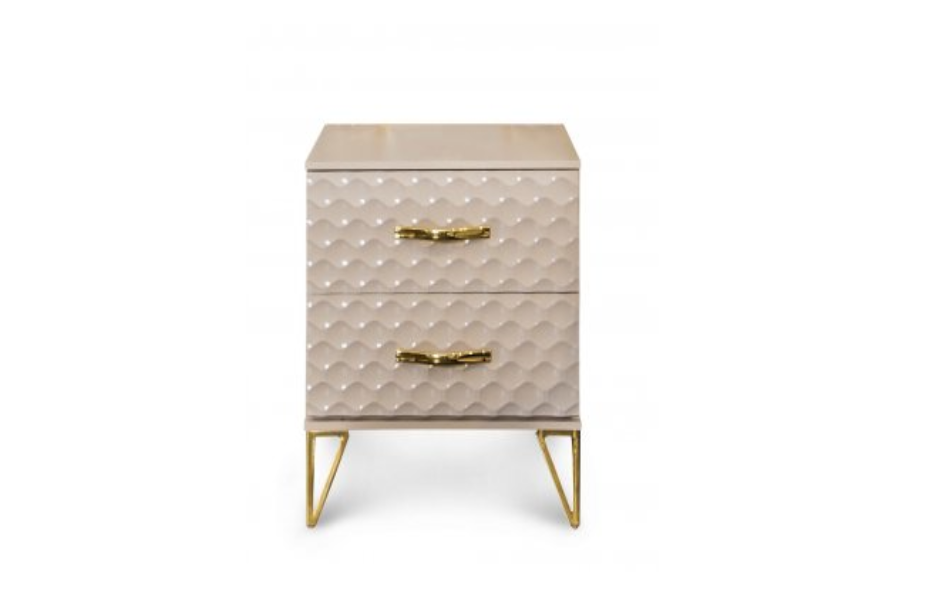 ТУМБА LARA БЕЖЕВЫЙ ГЛЯНЕЦ