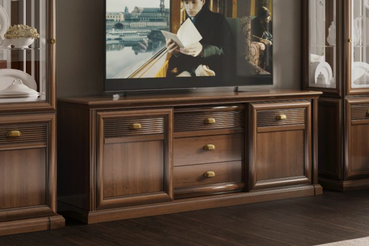 Тумба Изотта ИТ-350.05 коричневая