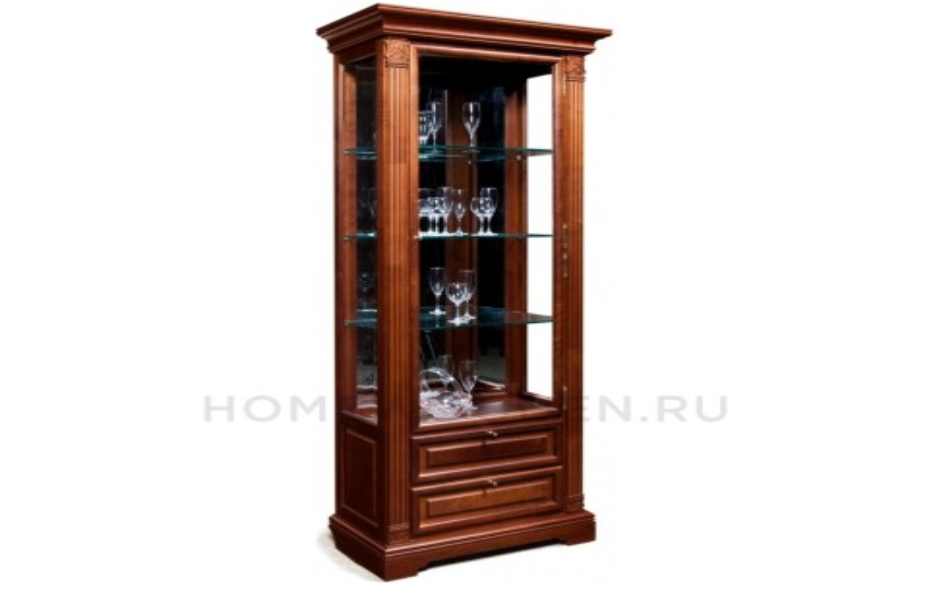 Шкаф с витриной Престиж ГМ 5906Е Мебель Белоруссии