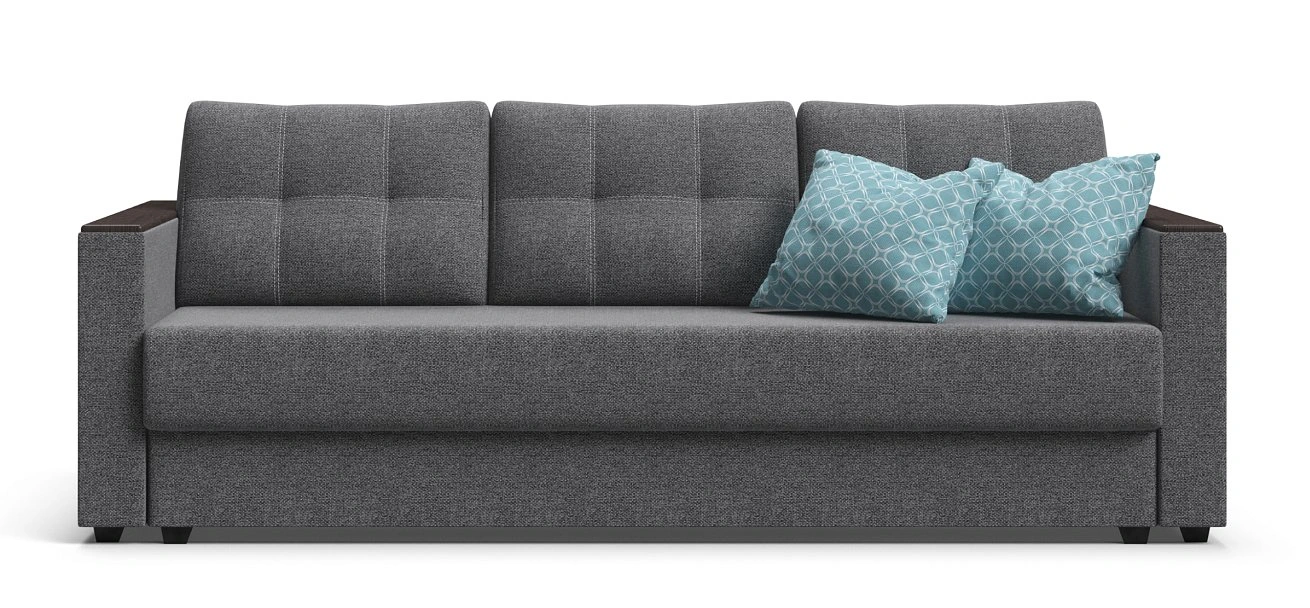 Диван Атланта Рогожка Мальмо серый