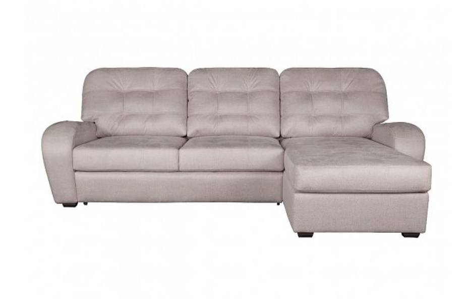 Угловой диван Монреаль с канапе, Бежевый, Ткань Morello Slate