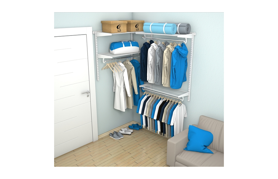 Гардеробная №18, белая.