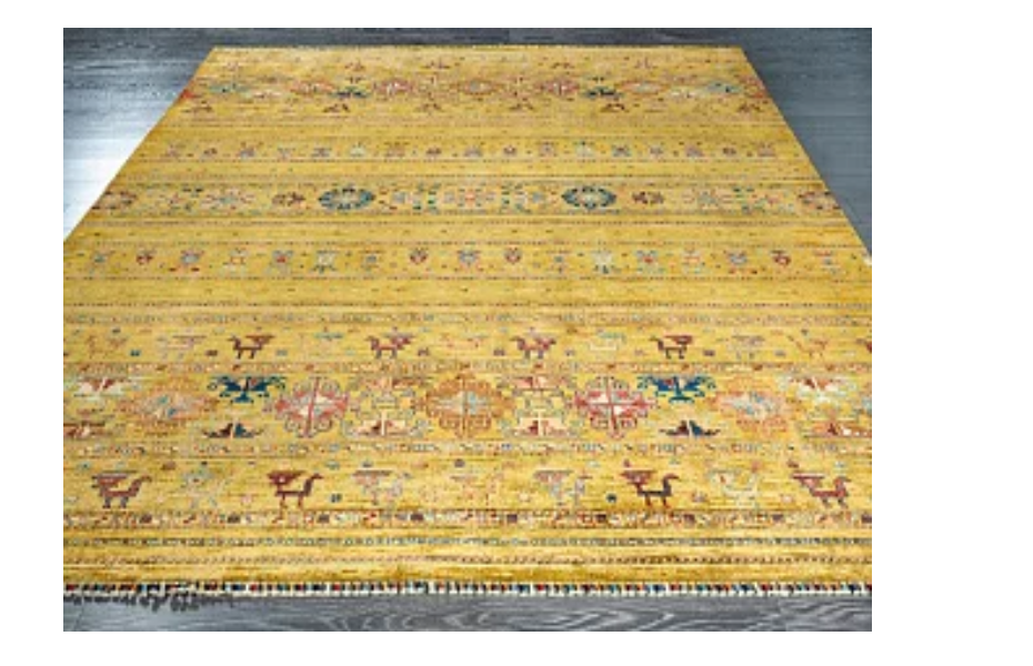 Пакистанский ковер из шерсти «SHAWL KANDI» GRN-GRN Мир ковров