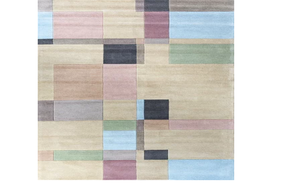 Индийский ковер из шерсти «REEF RUG» RF17-BLOCKS PASTEL Мир ковров
