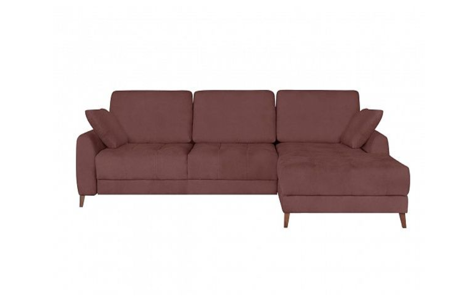 Угловой диван Монако с канапе 85/19, Бордовый, Ткань Zenit 25