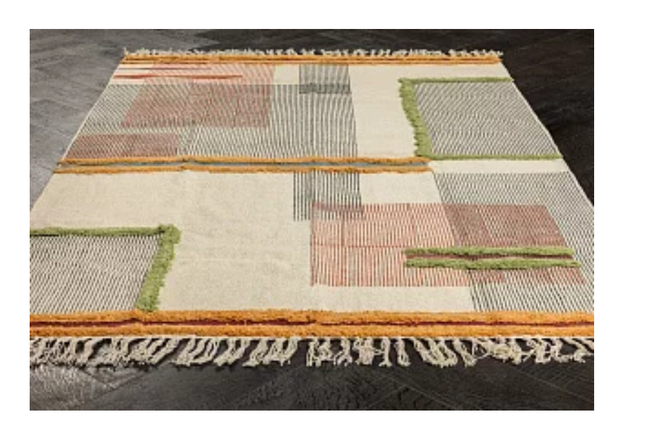 Индийский ковер из хлопка «KILIM PRINT» MLT-3 Мир ковров
