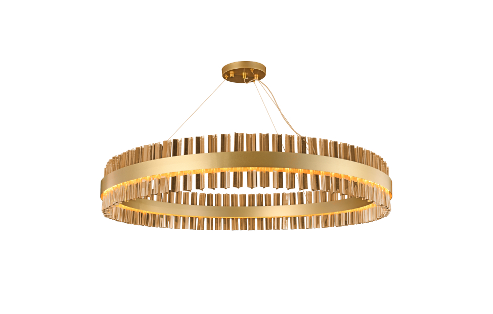 Подвесная люстра Marquis (золото) D1000*H150/1500 LED*54W Ангстрем