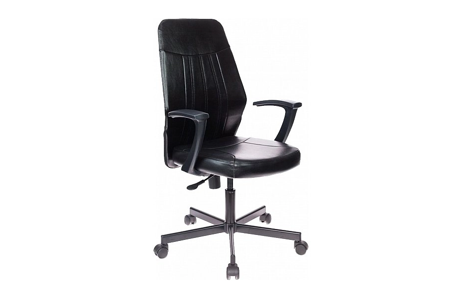 Кресло ВB_Ичэйр-224 PPУ к/з черный, металл