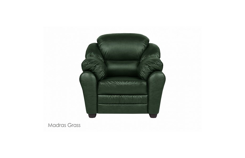 Кресло "Берг", Кожа Madras Grass Home Collection