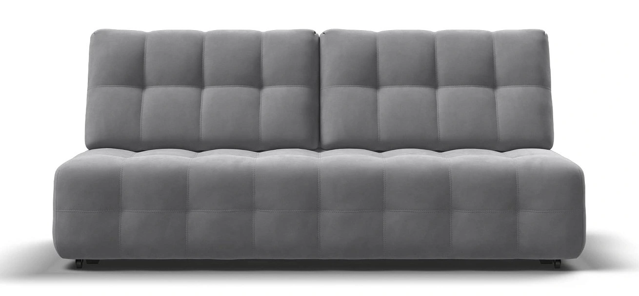 Диван Босс Мини Велюр Монолит сталь