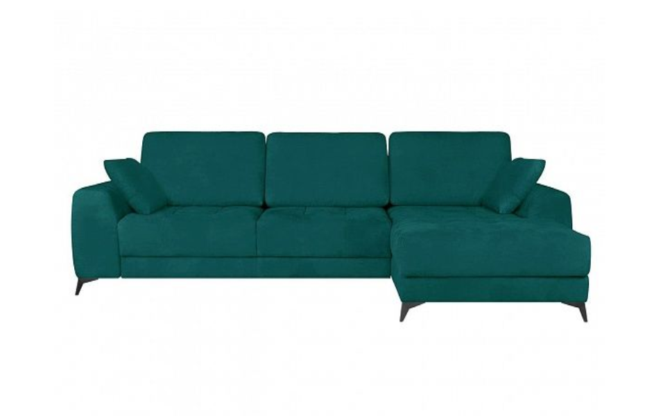 Угловой диван Монако с канапе 85/29, Зеленый, Ткань Zenit 40