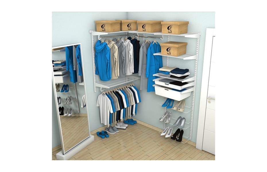 Гардеробная №8, белая.