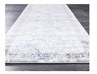 Турецкий ковер из полиэстера «CHARLESTON» S648B-LGRAY(Runner) 80 x 300 см Мир ковров
