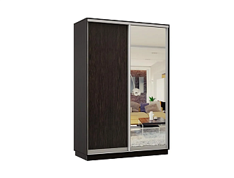 Шкаф-купе двухдверный Вега венге