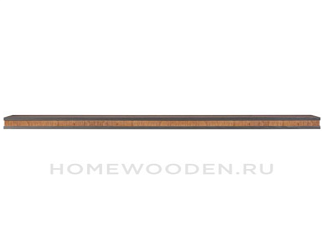 Полка настенная Фокстрот 01A (1600) Мебель Белоруссии