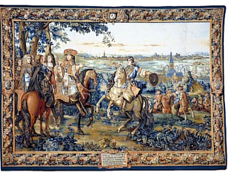 Бельгийский ковер из хлопка «FLANDERS ГОБЕЛЕН» Orbis Terrae small lined 98 x 142 см Мир ковров