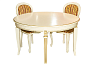 Стол "Верона" 110/145 + 2 стула "Барон"