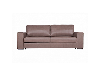 Диван Ричард 3 р , Серый, Кожа Teraldi Miele Home Collection