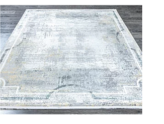 Турецкий ковер из эвкалиптового шёлка и акрила «VERSAİLLES PALACE» M460A-CREAM-DGRAY 160 x 230 см Мир ковров