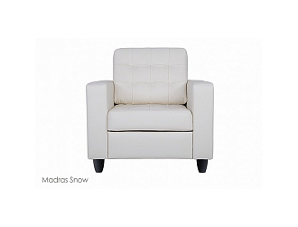 Кресло "Камелот", Кожа Madras Snow Home Collection