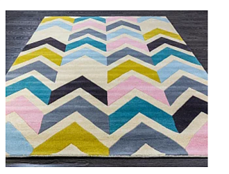 Индийский ковер из шерсти «REEF RUG» RF12-CHEVRON MULTI 120 x 170 см Мир ковров