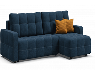 Угловой диван Dandy 2.0 рогожка Malmo синий