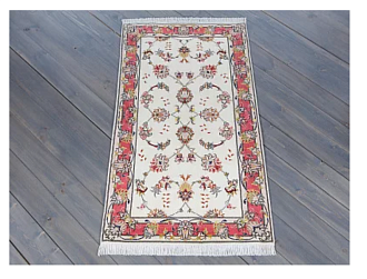 Иранский ковер из шерсти и шёлка «TABRIZ 60» 801-2351/S-IR 72 x 124 см Мир ковров