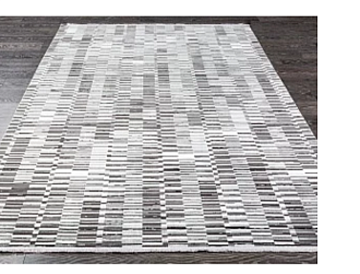 Турецкий ковер из эвкалиптового шёлка и акрила «ASPENDOS» M483A-D.GRAY-CREAM 200 x 290 см Мир ковров