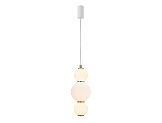 Подвес Kiran (белый) D130*H440/2050 LED*7W Ангстрем