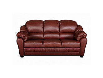 Диван Берг 3 р , Коричневый, Кожа Madras bicolor Eichel Home Collection