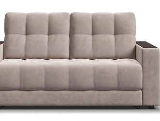 Диван Босс 2х местный Велюр Монолит латте