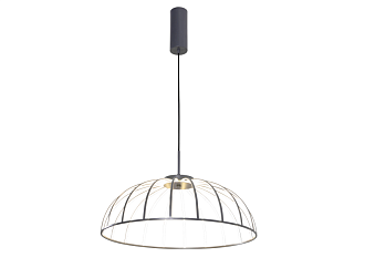Подвесная люстра Vertex (серый) D600*H500/1900 LED*60W Ангстрем
