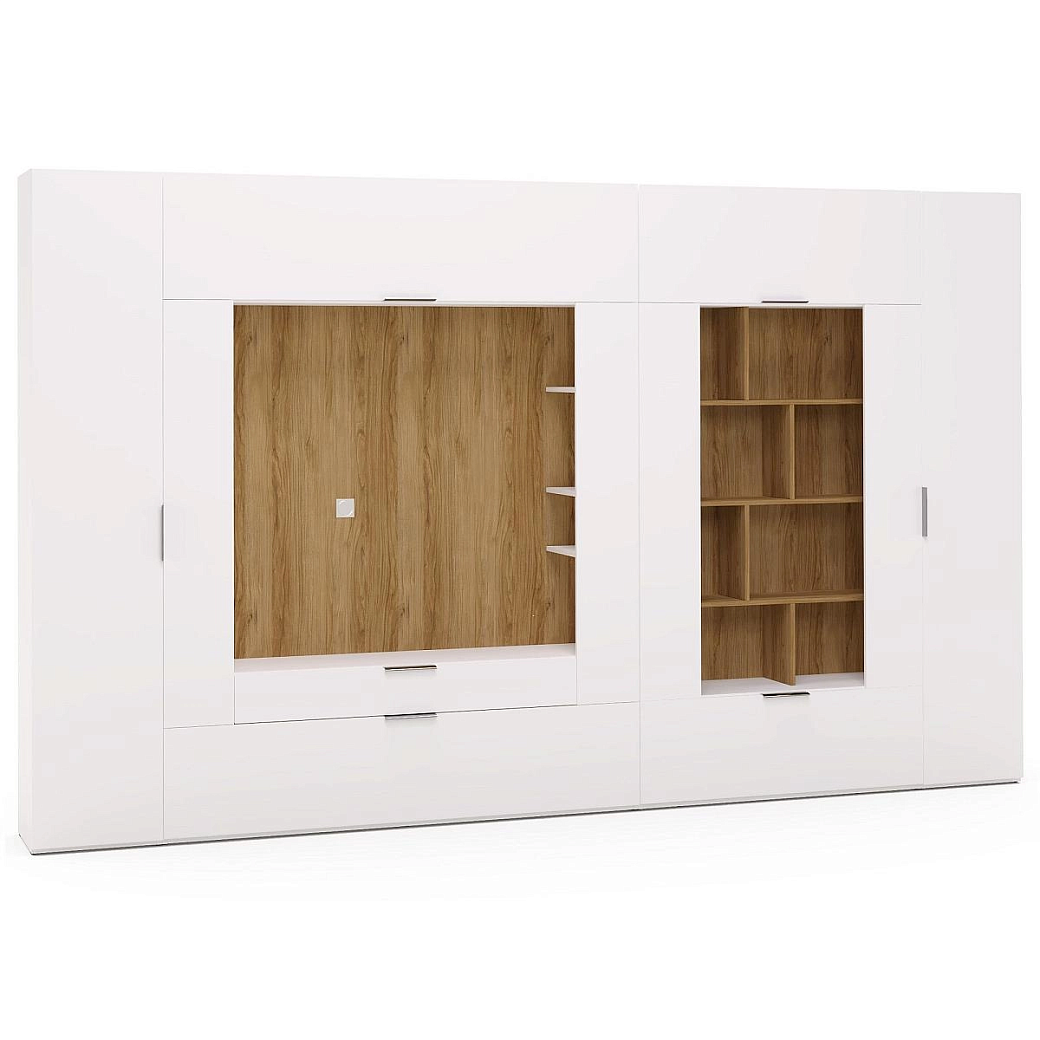 Комплект для гостиной Сохо белая №08