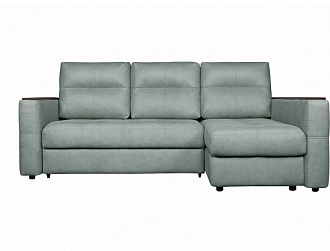 Угловой диван Дрим с канапе 241 с накладкой , Зеленый, Ткань Fulton Mint Home Collection